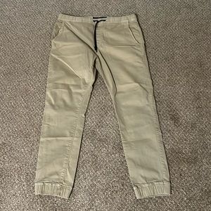 Khaki joggers
